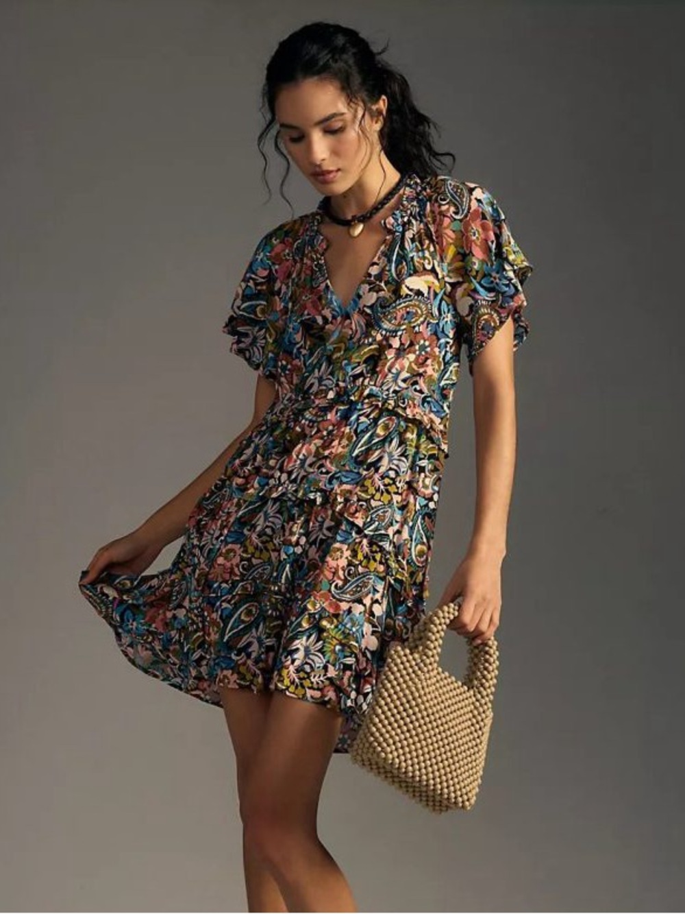 Anthropologie Robin Tiered Mini Dress - Picture 16 of 16